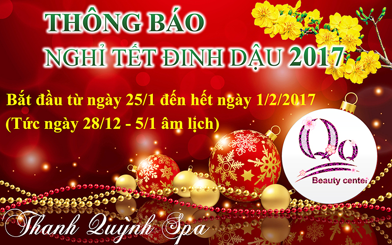 Thông báo nghỉ tết 2017